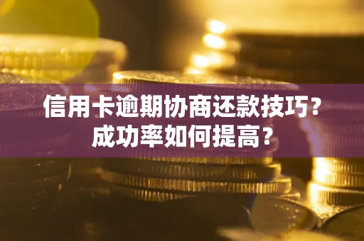 济南信用卡逾期协商还款技巧？成功率如何提高？
