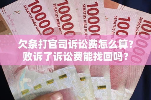 济南欠条打官司诉讼费怎么算？败诉了诉讼费能找回吗？